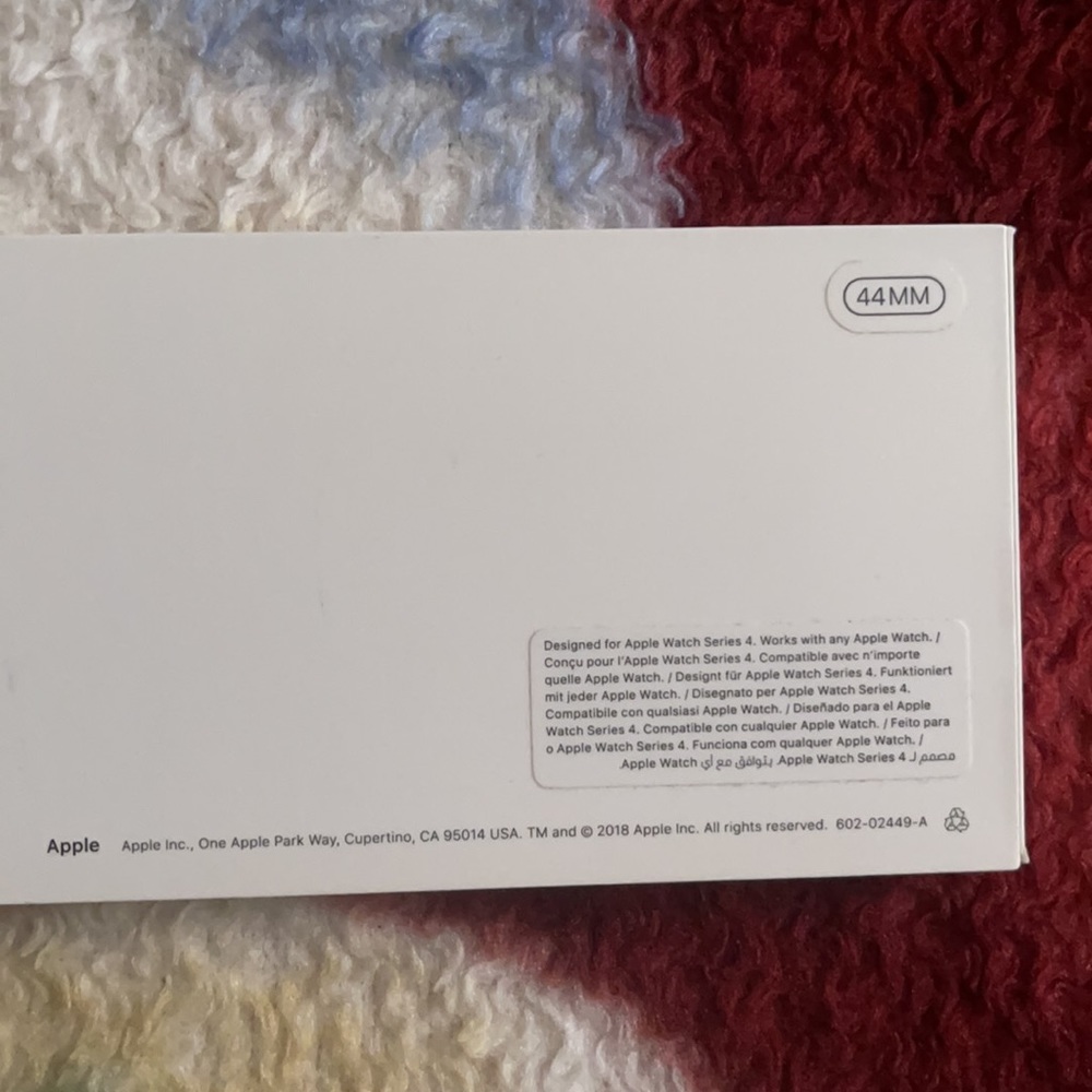 44mm Apple Black Sports Band - Picture 4 of 4